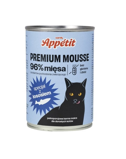COMFY PREMIUM Mousse de saumon pour chats 400 g