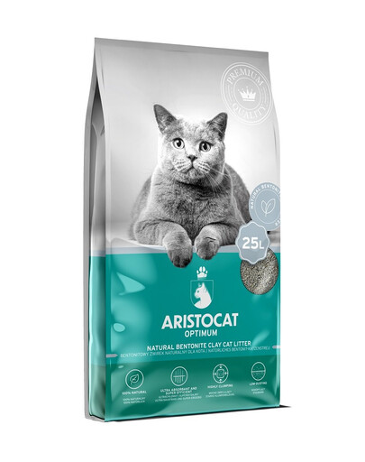 ARISTOCAT Optimum Natural 25 l litière pour chat à base de bentonite