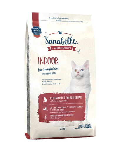 SANABELLE Indoor - viande de volaille pour chats d'intérieur - 2 kg