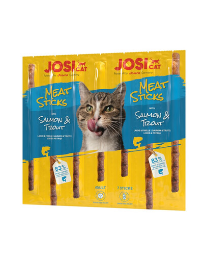 JOSERA JosiCat Meat Sticks Bâtonnets de saumon et de truite 35g
