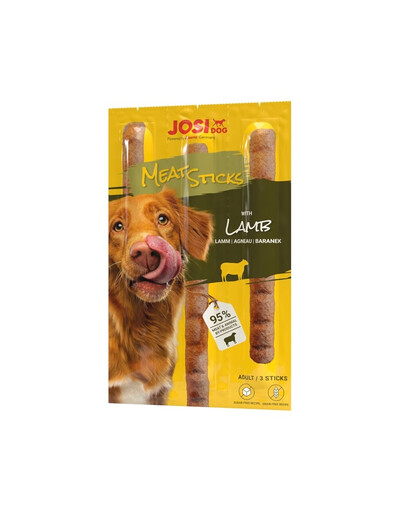 JOSERA JosiDog Meat Sticks Bâtonnets d'agneau pour chiens 33g