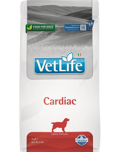 FARMINA Vet Life Dog Cardiac - nourriture pour chiens souffrant de problèmes cardiaques - 2 kg
