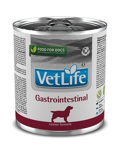 FARMINA VET Life natural 300 g - Nourriture vétérinaire pour les chiens souffrant de problèmes digestifs