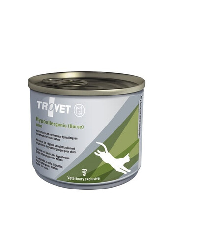 TROVET HRD - Croquettes viande de cheval pour chat sensibles - 200 g