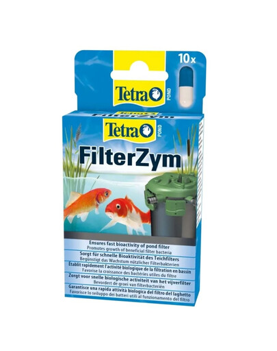 TETRA Pond FilterZym - Renforce la capacité de nettoyage biologique du filtre de bassin - 10 pièces