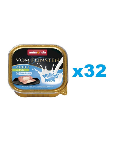 ANIMONDA Vom Feinsten Adult Milk Centr with Turkey&Milk Dinde&Lait 32x100 g