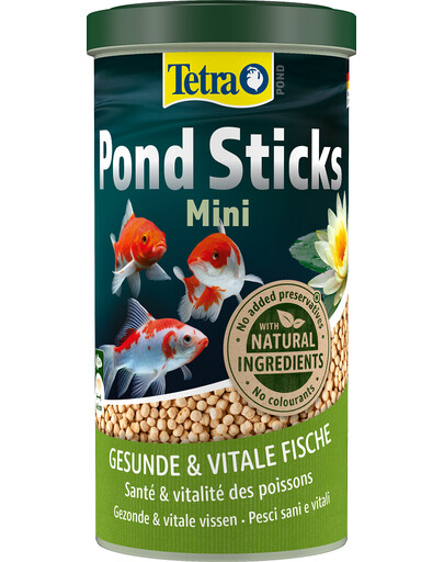 TETRA Pond Sticks Mini - nourriture de base pour les petits poissons d'étang - 1 L