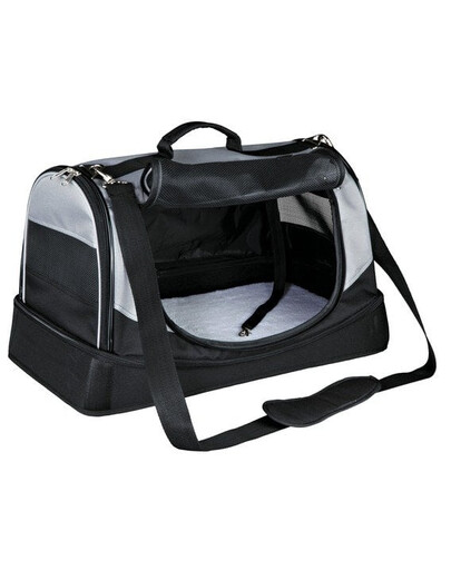 TRIXIE Sac de transport Holly, noir/gris - pour les chiens et les chats de petites races