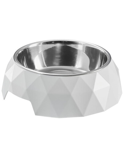 HUNTER Gamelle pour chien ou chat Kimberley 350 ml mélamine blanc