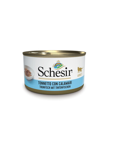 SCHESIR Spécialités de la mer Thon avec calamars 85 g