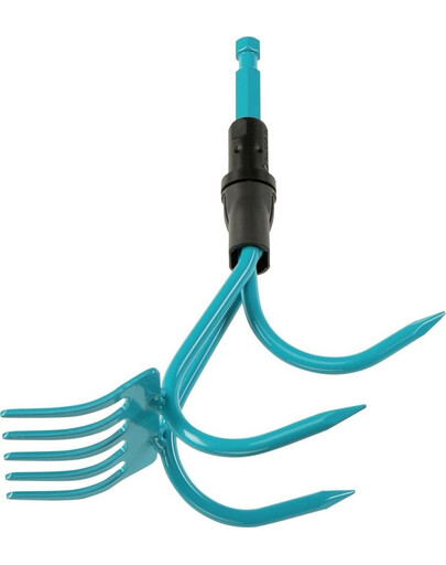 GARDENA Combisystem Râteau 2 en 1 avec griffes