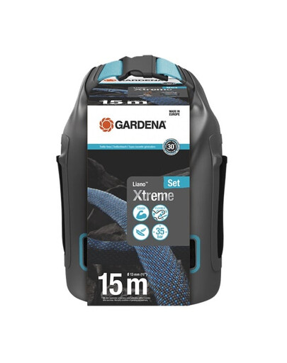 GARDENA Liano Xtreme 15 m tuyau textile avec sac de rangement