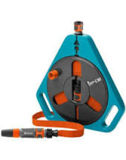 GARDENA Classic tuyau plat roll-fix avec cassette de 20 m