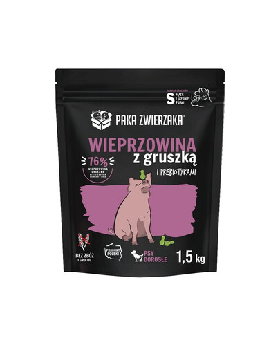 PAKA ZWIERZAKA Seventh Heaven Aliments secs Porc avec poire S 1,5 kg