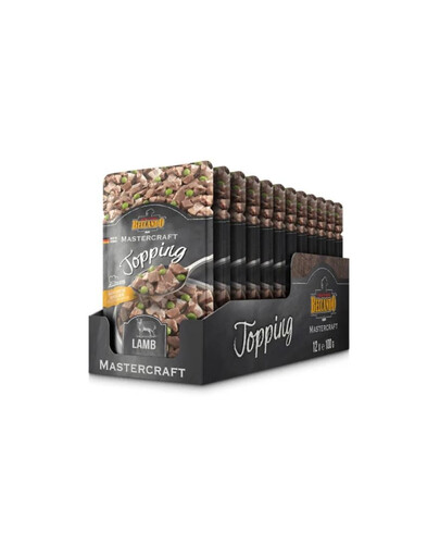BELCANDO Mastercraft Topping 12x100 g Garnitures d'agneau aux petits pois