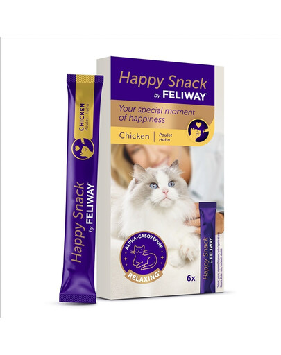 FELIWAY Happy Snack 6x15 g snack crémeux pour chats
