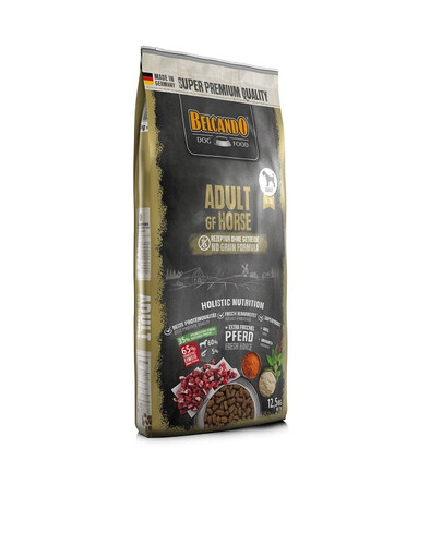 BELCANDO Adult Grain Free Horse - Croquettes à la viande de cheval sans céréales 12,5 kg