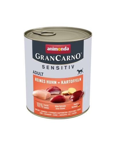 ANIMONDA Grancarno Sensitive Poulet et pommes de terre 800 g
