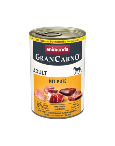 ANIMONDA Grancarno 400 g nourriture sans céréales pour chiens