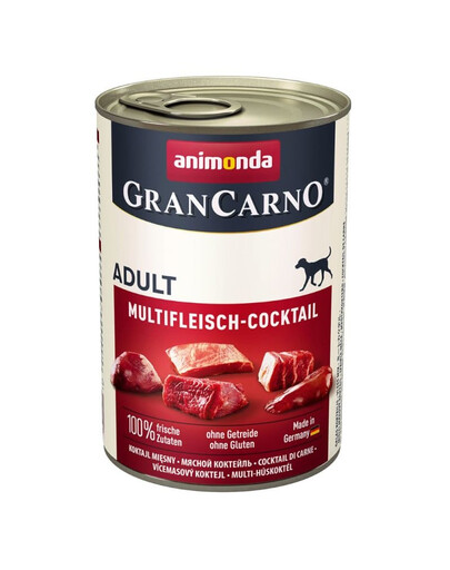 ANIMONDA Grancarno 400 g nourriture sans céréales pour chiens