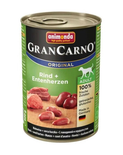 ANIMONDA Grancarno 400 g nourriture sans céréales pour chiens