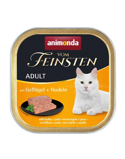 ANIMONDA  Vom Feinsten Chat adulte volaille + nouilles 100 g