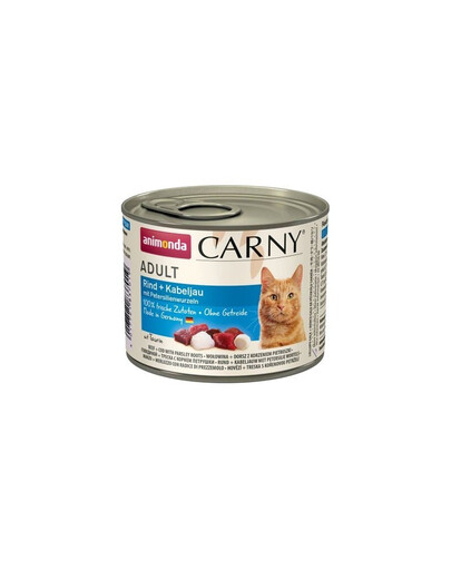 ANIMONDA Carny Boeuf, morue & racines de persil 200 g