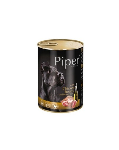 DOLINA NOTECI PIPER - pâtée de cœur de poulet et riz pour chiens adultes - 400 g