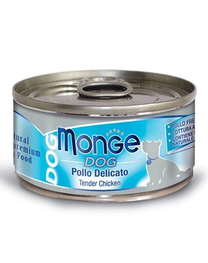 MONGE Natural Dog - Pâtée de tendre poulet - 95g