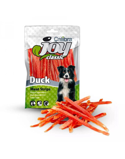 CALIBRA Dog Joy Classic Duck Strips - lamelles de canard - 80 g