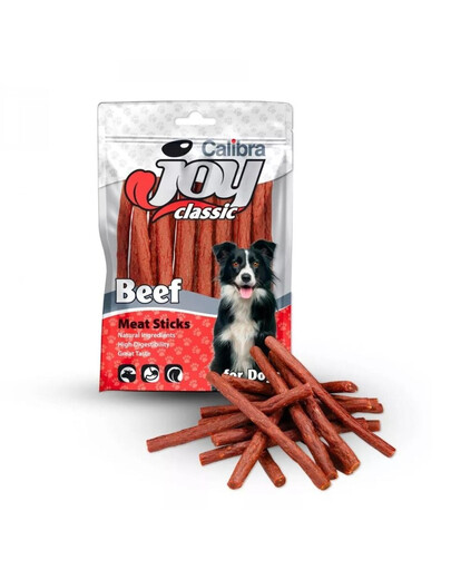 CALIBRA Dog Joy Classic Beef Sticks - bâtonnets de bœuf - 80 g