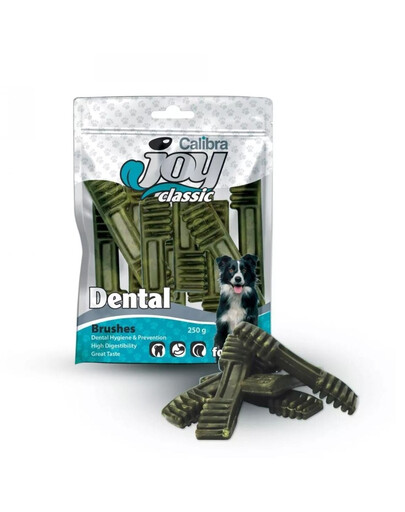 CALIBRA Dog Joy Classic Dental Brushes - friandises dentaires pour chiens - 250 g