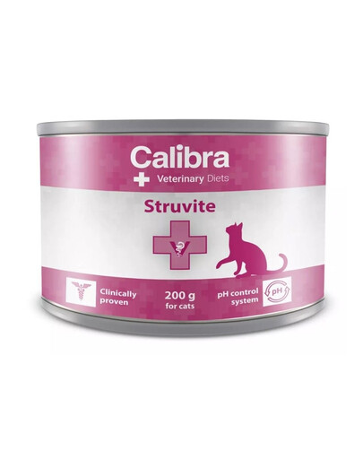 CALIBRA Veterinary Diet Cat Struvite - pour dissoudre les calculs de struvite - 200 g