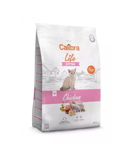 CALIBRA Cat Life Kitten Chicken - croquette pour chatons - 1,5 kg