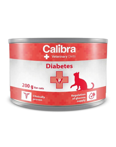 CALIBRA Veterinary Diet Cat Diabetes - pour les chats diabétiques - 200 g
