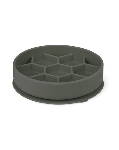 ZOLUX - Bol gris ralentisseur en silicone - M