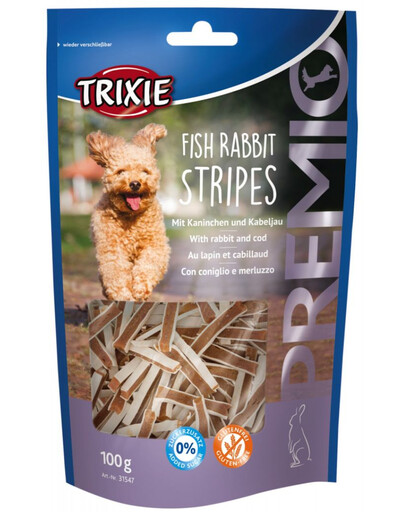 TRIXIE PREMIO Friandises au lapin et cabillaud 100 g