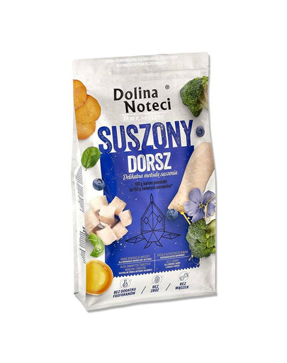 DOLINA NOTECI Premium Croquettes pour chiens à base de morue séchée 9 kg