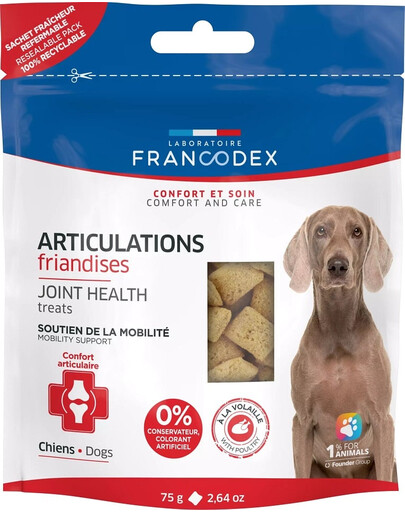 FRANCODEX Articulations saines Friandise pour chiens 75 g