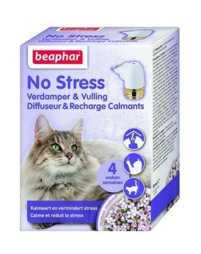 BEAPHAR No Stress Diffuseur + recharge Aromatisant comportemental pour chats 30 ml