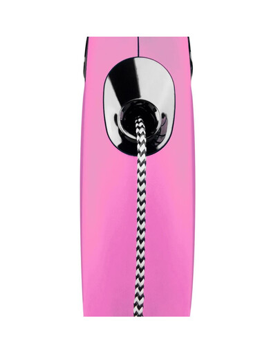 FLEXI Laisse New Classic S Corde 8m Rose