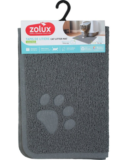 ZOLUX - Tapis de bac à litière gris - L 60x90cm