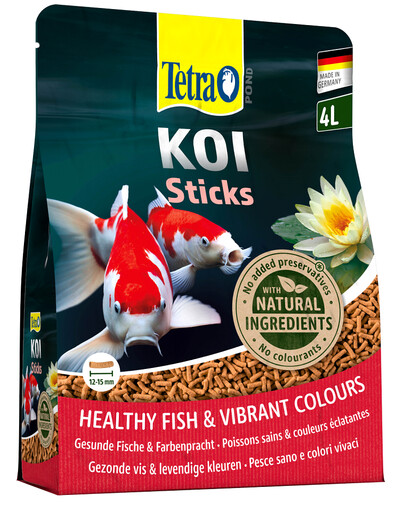 TETRA Pond KOI Sticks - Nourriture pour renforcer les couleurs des carpes koi - 4 L