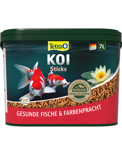 TETRA Pond KOI Sticks - Nourriture pour renforcer les couleurs des carpes koi - 7 L