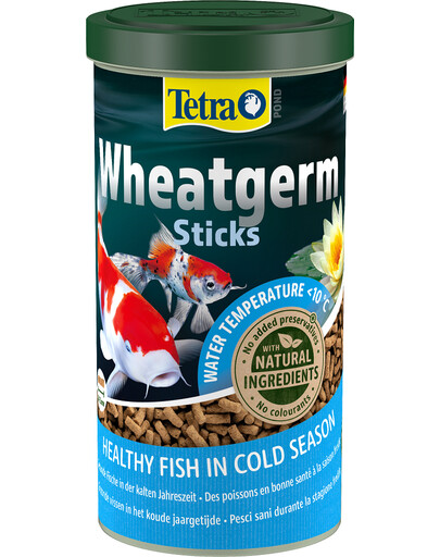 TETRA Pond Wheatgerm Sticks - nourriture principale flottante lorsque les températures de l'eau sont fraîches - 1 L