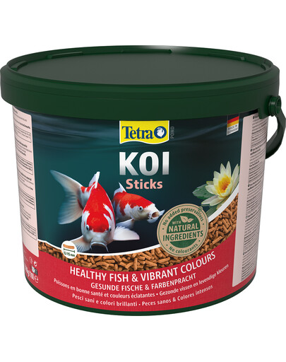 TETRA Pond KOI Sticks - Nourriture pour renforcer les couleurs des carpes koi - 10 L