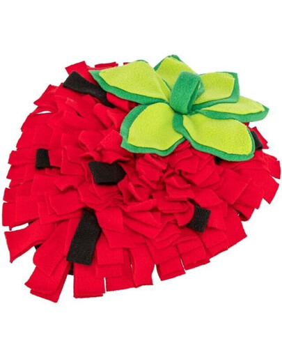 TRIXIE Tapis olfactif pour cavies et lapins, fraise, rouge 33 × 40 cm