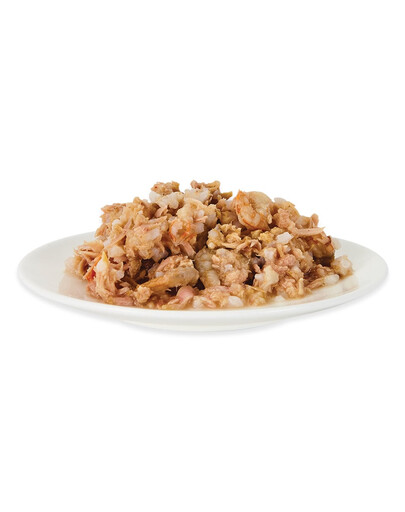 APPLAWS Cat Tin - Filet de thon et crevettes en bouillon - 156 g
