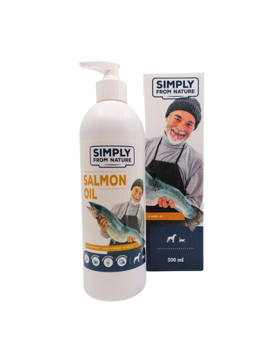 SIMPLY FROM NATURE Salmon oil - Huile de saumon - 500 ML