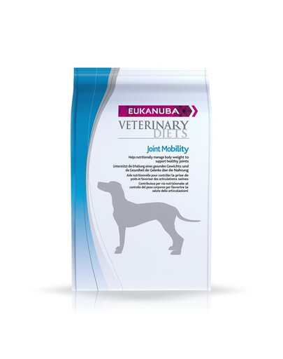 EUKANUBA Veterinary Diets Joint Mobility Adult All Breeds -  composition hypocalorique pour aider à contrôler le poids de votre chien - 12 kg